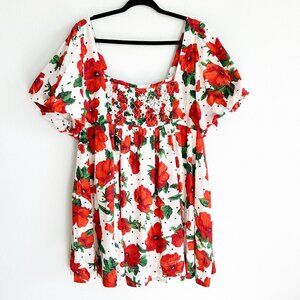 Maeve Floral Babydoll Dress